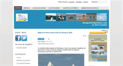 Desktop Screenshot of naviguerenaquitaine.com